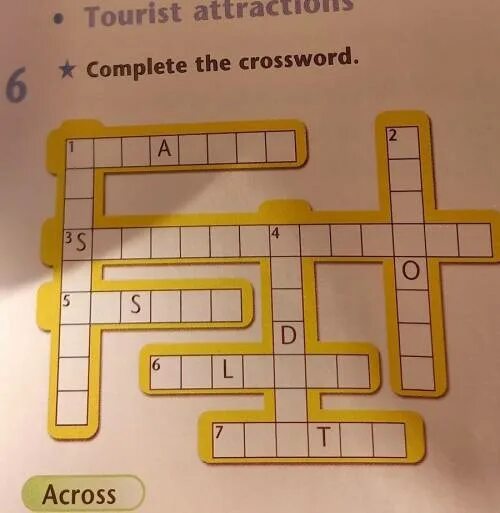 4 complete the crossword