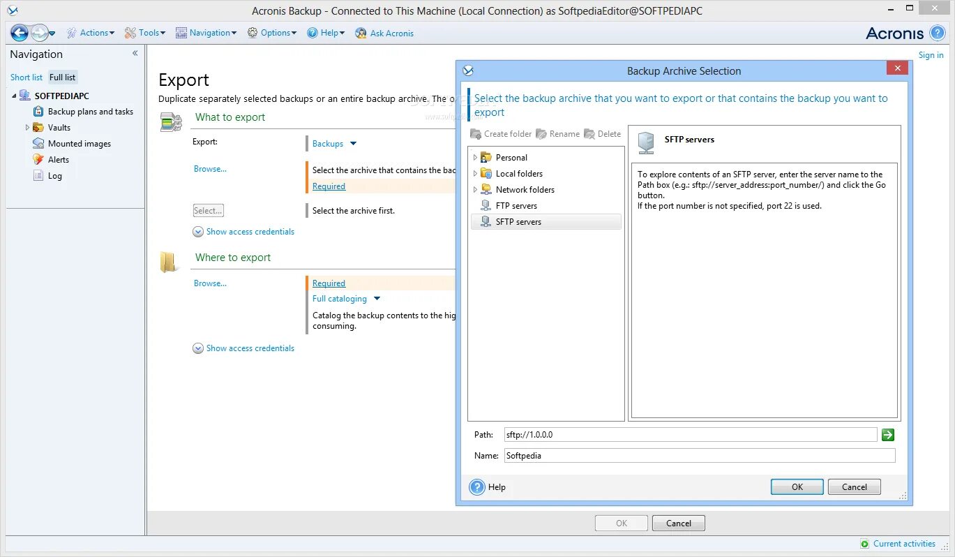 Credentials path
