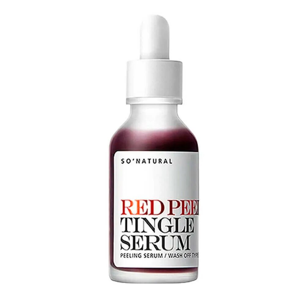 Natural serum. So natural Red Peel Tingle Serum. Кислотная сыворотка с тингл-эффектом so'natural Red Peel Tingle Serum. So'natural Red Peel Tingle Serum 35 ml. So natural сыворотка кислотная с тингл эффектом Red Peel Tingle Serum 30 мл..