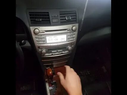 Снятие магнитолы камри