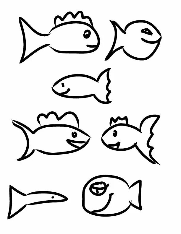 Была рыбка простая. Рисование рыбки. Рыбки для срисовки. Маленькие рыбки лёгкие. Рыбки для срисовки легкие.