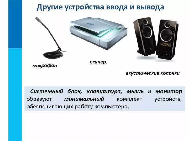 Микрофон устройство вывода информации. Устройства ввода и вывода компьютера. устройства ввода клавиатура мышь. монитор устройство ввода. устройства ввода устройства вывода устройства ввода–вывода.