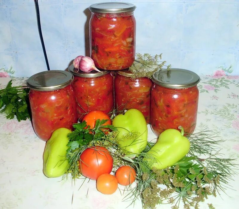 Домашние заготовки салатов на зиму