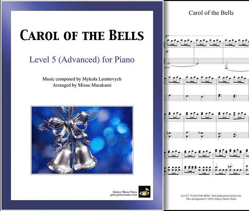 Музыка carol of the bells. The Bell Carol. Carol of the Bells Intermediate Piano. Carol of the Bells обложка. Carol of the Bells видео.