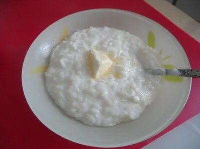 Рисовая каша на обед