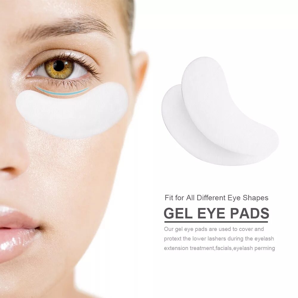 Патчи Eye Gel Patches for Eyelash Extension. Наклейки под глаза. Накладки под глаза. Парчи пол глаза.
