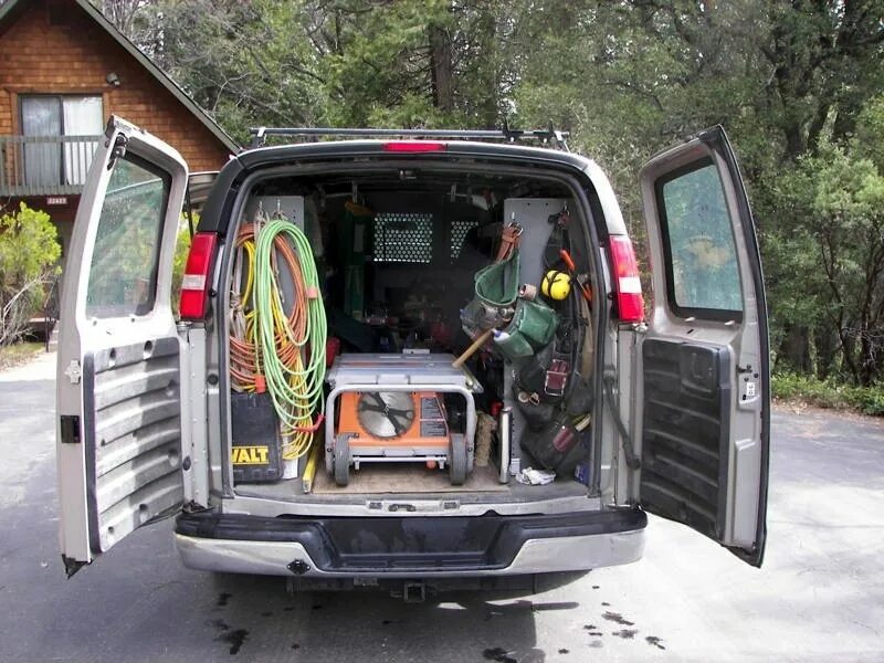 Dispatching of Box Trucks, Cargo vans. Work van. Зараженный фургон плотника. Shelf for Sprinter.