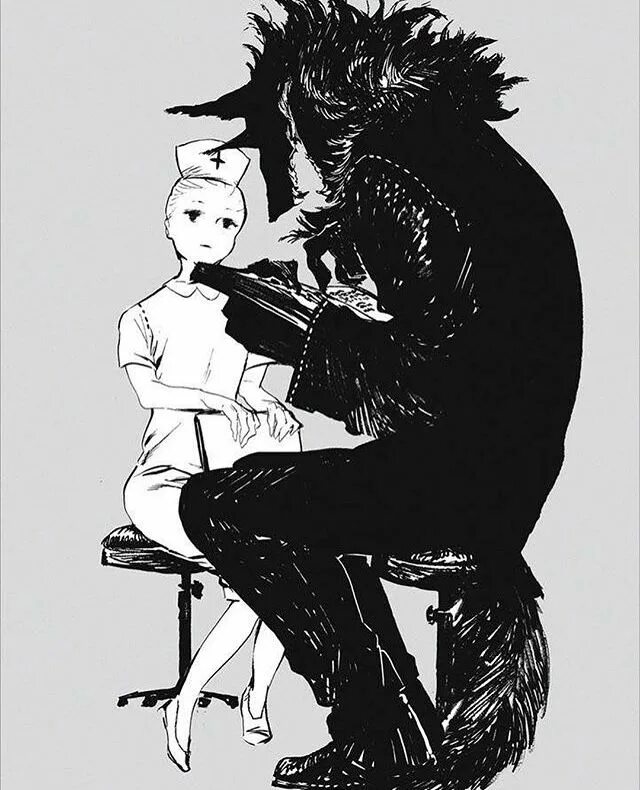 While the creature