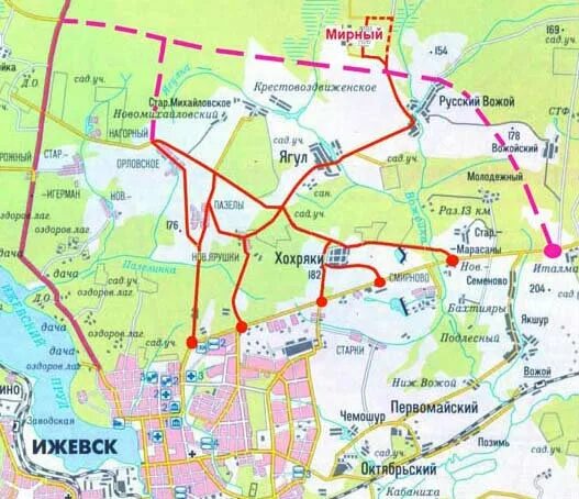 Мирный как проехать