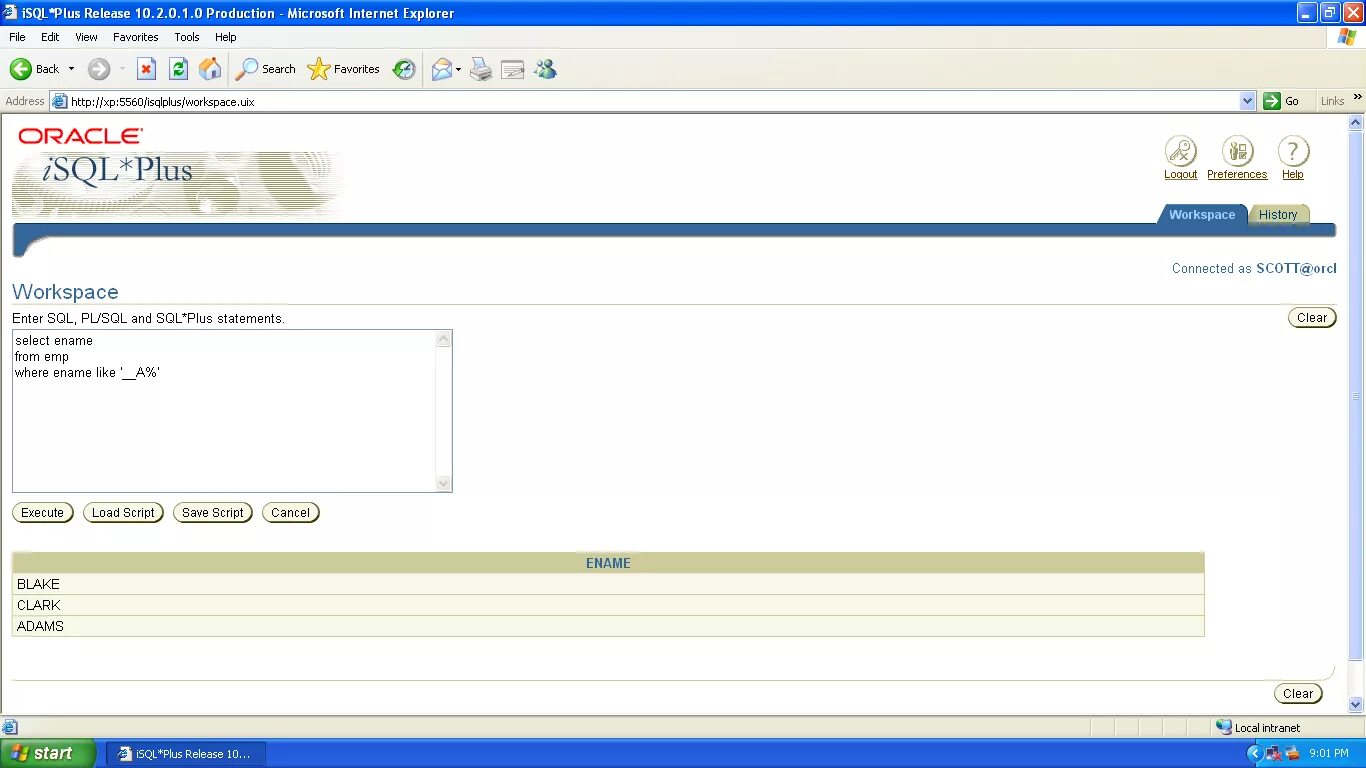 Скрипты oracle. Oracle 9 версия. ISQL. Модуль договоры в Oracle. Microsoft Oracle уходят.