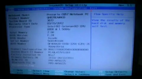 Bios compaq