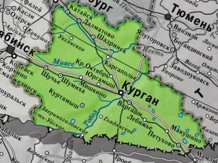 Курган с какими областями граничит