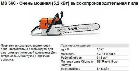 Технические характеристики штиля 180