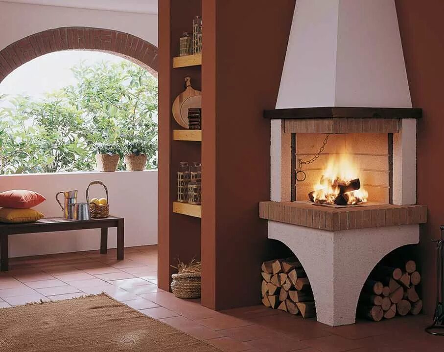 современный дровяной камин. облицовка каминная sunhill rondo. камин дровяной кирпичный. камины фотогалерея. камины угловой palazzetti.