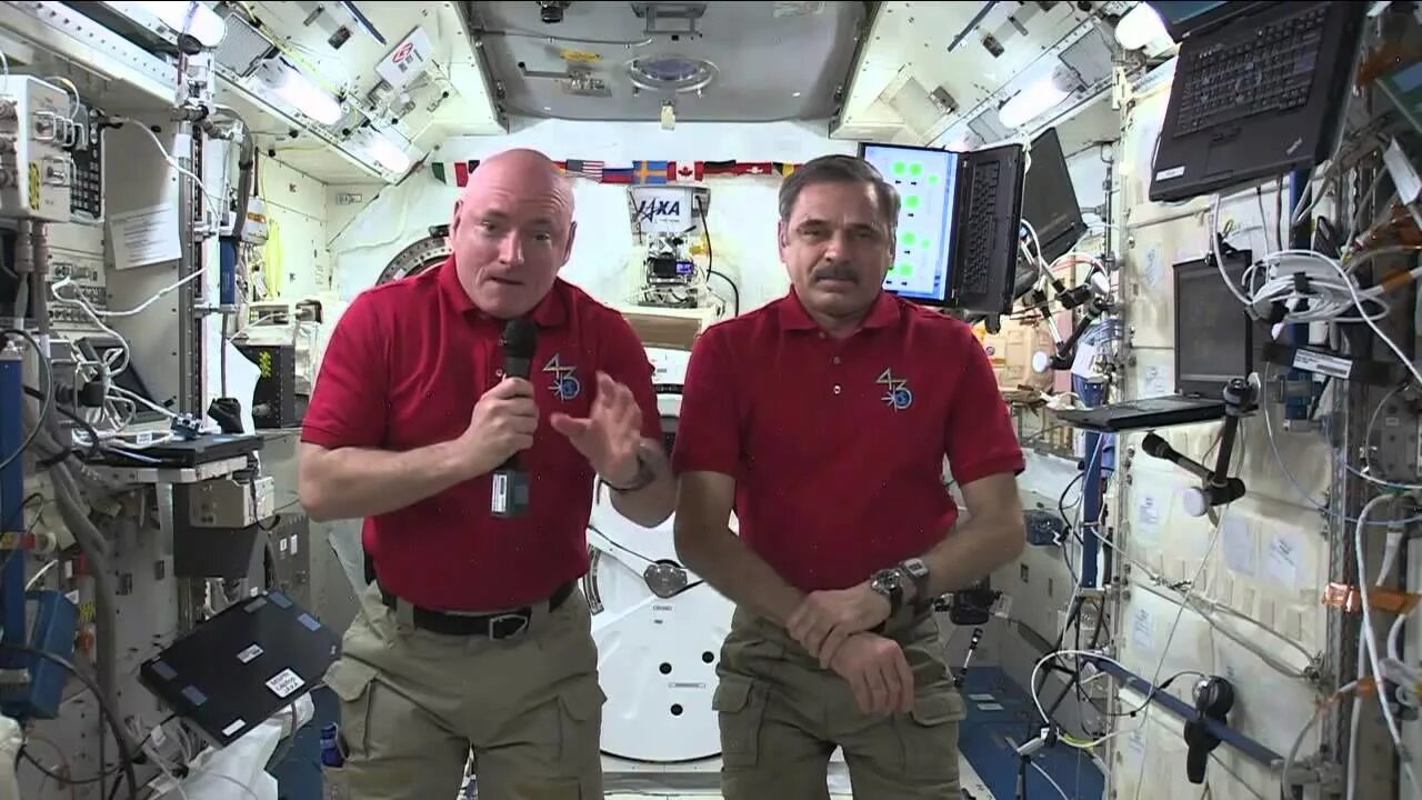 Time a year in space