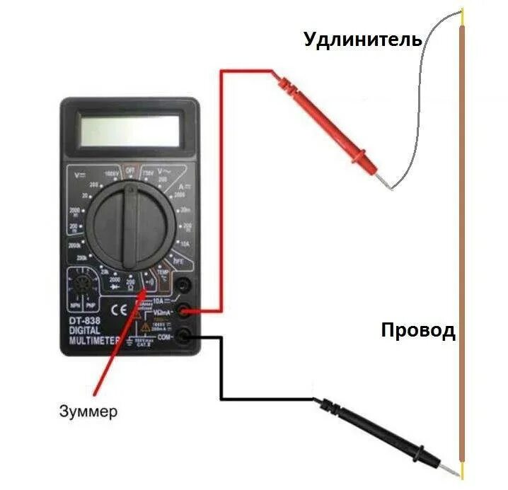 Проверить есть ли ток. Мультиметр для прозвонки проводки. Мультиметр на 3 провода. Прозвонка изоляции кабеля на мультиметре. Как прозванивать мультиметром провода.