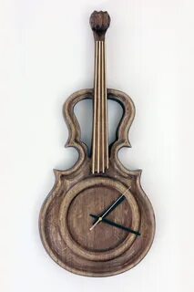 Часы скрипка