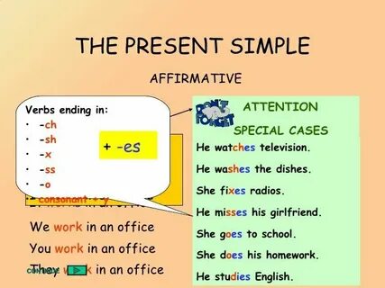 Present simple магазин