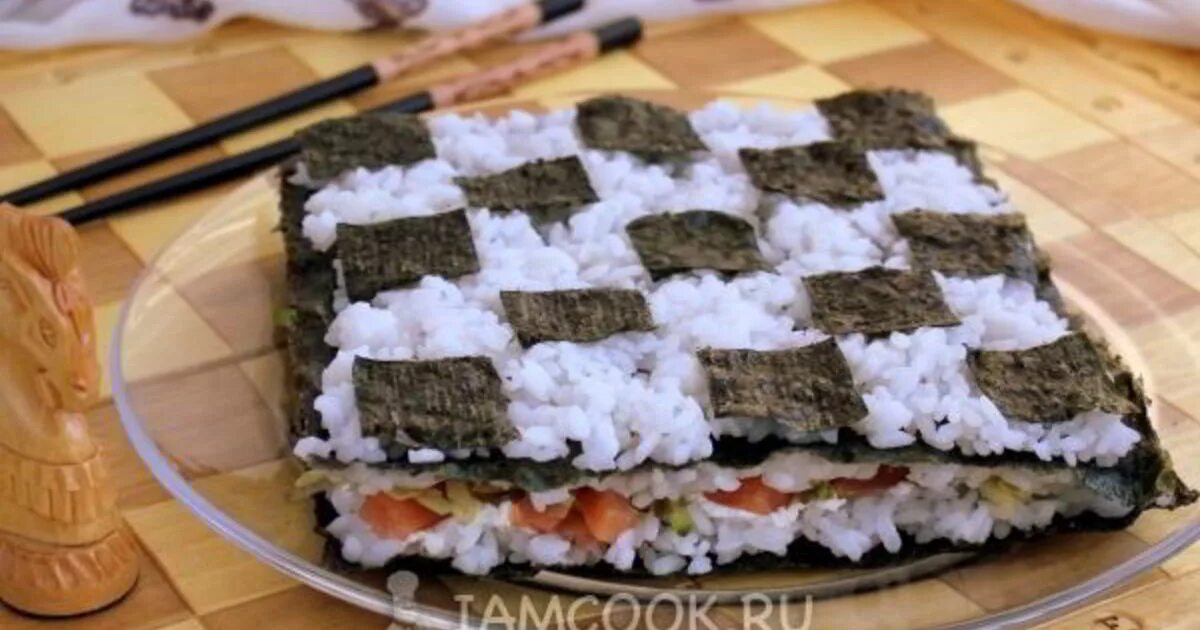 Как приготовить нори. Суши торт с нори. закусочный торт с нори. торт из листов нори.