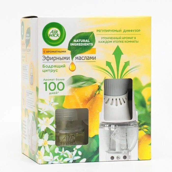 Эрвик диффузор. Сменный флакон для диффузора аромамасел airwick сочный гранат, 19 мл. диффузор ароматический электрический.