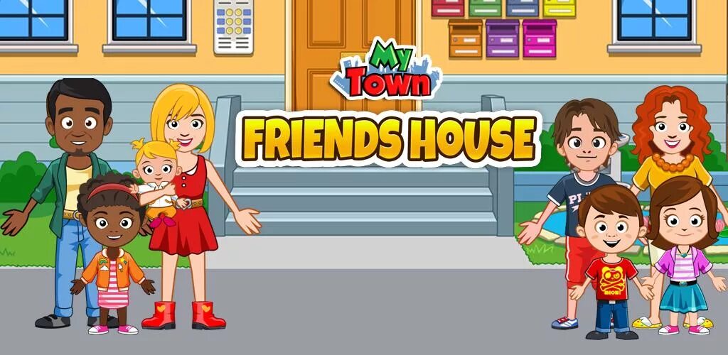 My Town дом друга. Игра my Town дом. My Town семейный дом. Игры на дому с друзьями. My town house