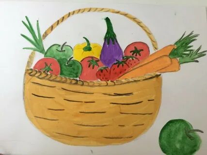Урожай рисунки детей