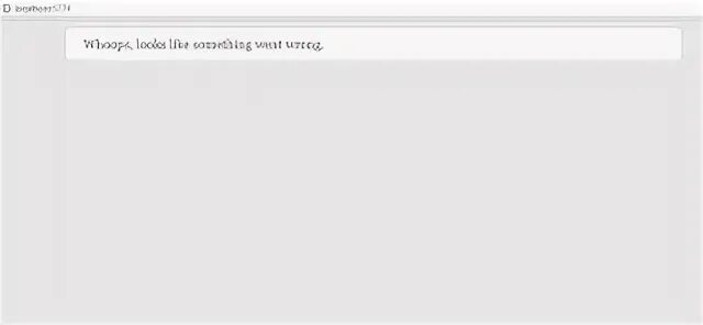 Something went wrong geforce