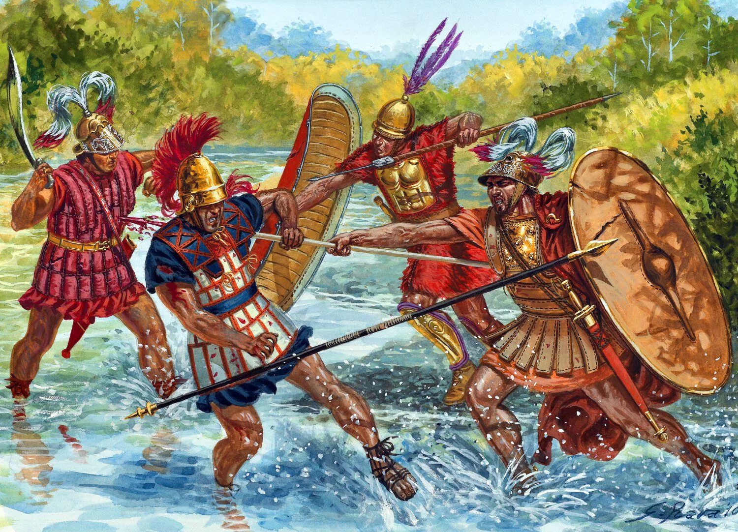 Вв до н э. Галлы, Этруски, самниты. Римская армия Самнитские войны. Джузеппе Рава ахейцы. Самниты римляне Этруски.