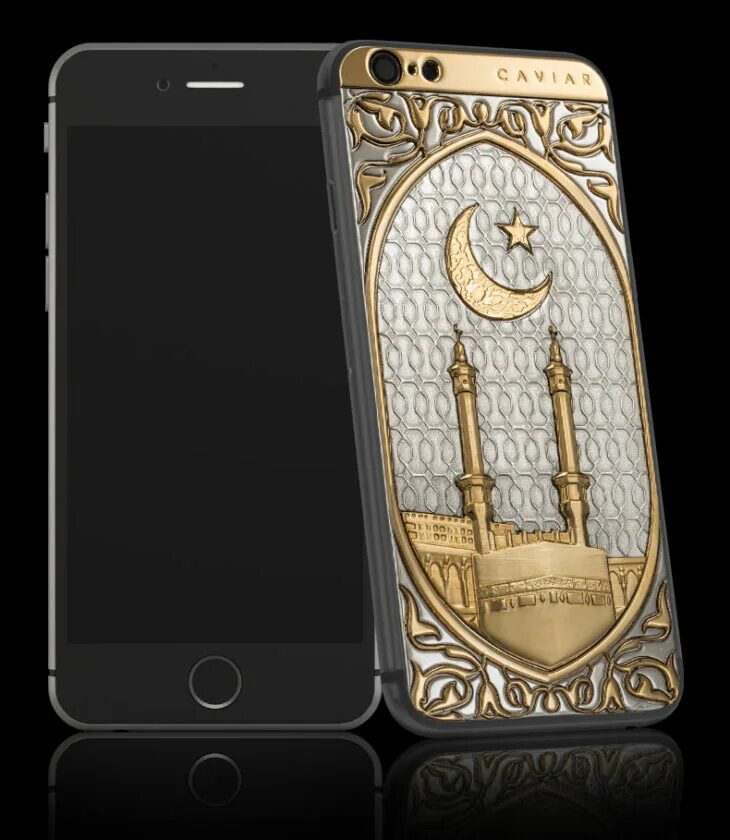Кавиар мусульманский айфон. Айфон 7 от Грессо. Православный смартфон. Айфон Caviar. Телефон посвященных