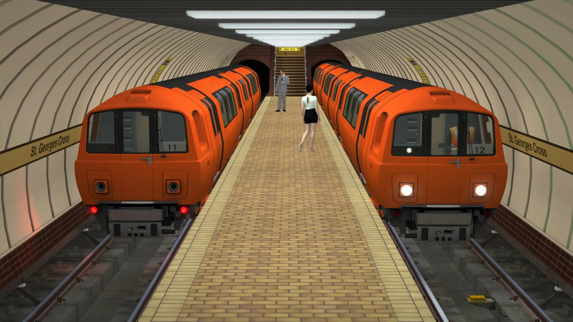 Новый симулятор метро. Glasgow Subway. Метрополитен Глазго. Train Simulator 2018. Subway Train Simulator.
