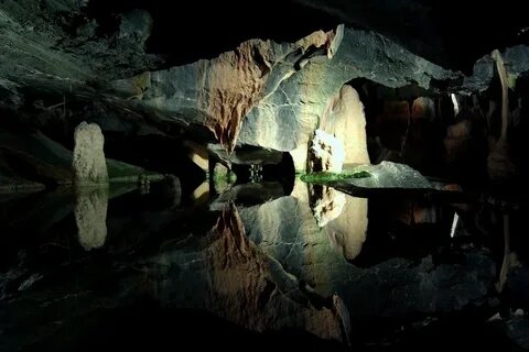 Образование пещер водами