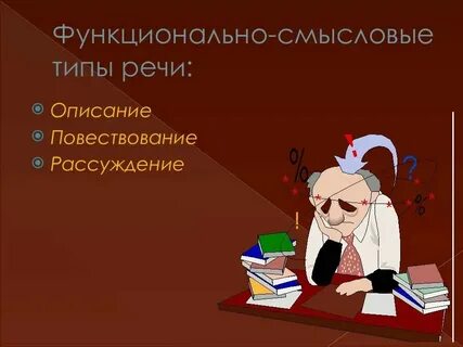 Типы речи 5 класс рабочий лист практикум