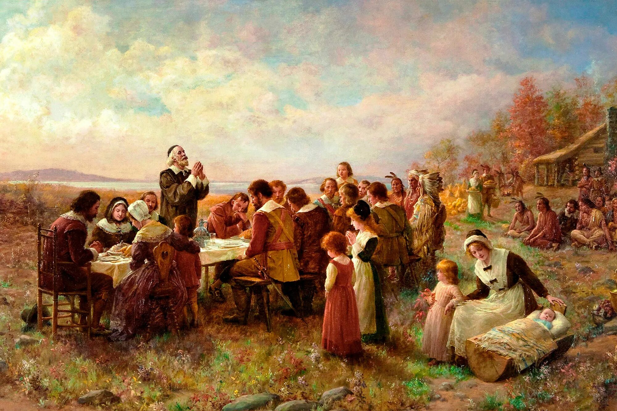 День Благодарения 1621. Pilgrims (Пилигримы). День Благодарения в США история.