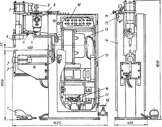 Апр 6 5 10. Машина контактной сварки сварки МТ- 809. Машина контактной сварки мт1618. Машина точечной сварки МТ-1618. Схема машины для контактной точечной сварки МТ – 601..