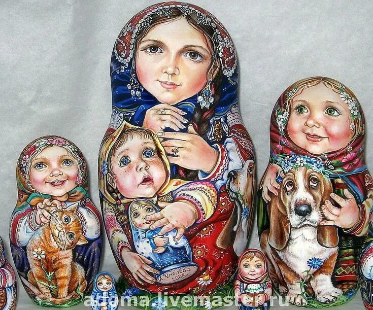 Обновление матрешки. Чмелева художник матрешки. матрешки современные авторские. кукла матрешка.