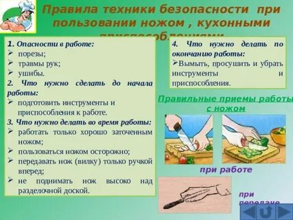 Безопасность приготовления