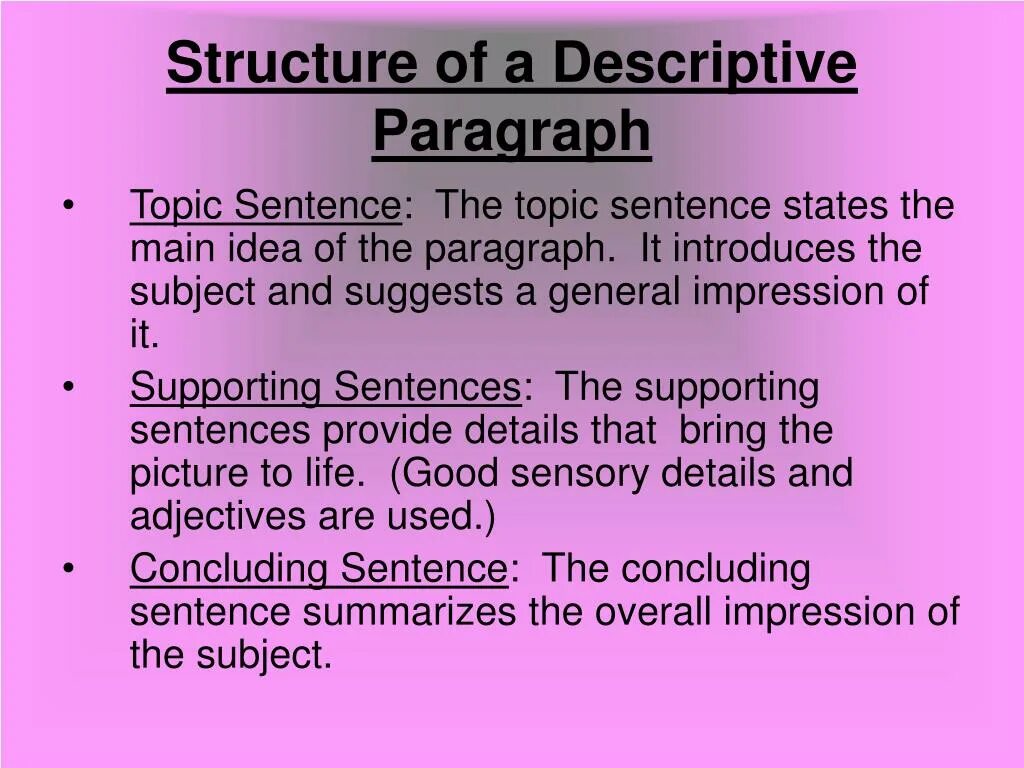 Written in the description. Descriptive paragraph structure. Descriptive writing. Descriptive paragraph. Descriptive paragraph examples.