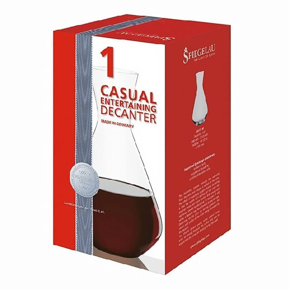 Декантер Spiegelau Casual entertaining. Декантер Spiegelau Toscana. Spiegelau 135 01 01. Декантер Spiegelau каталог.