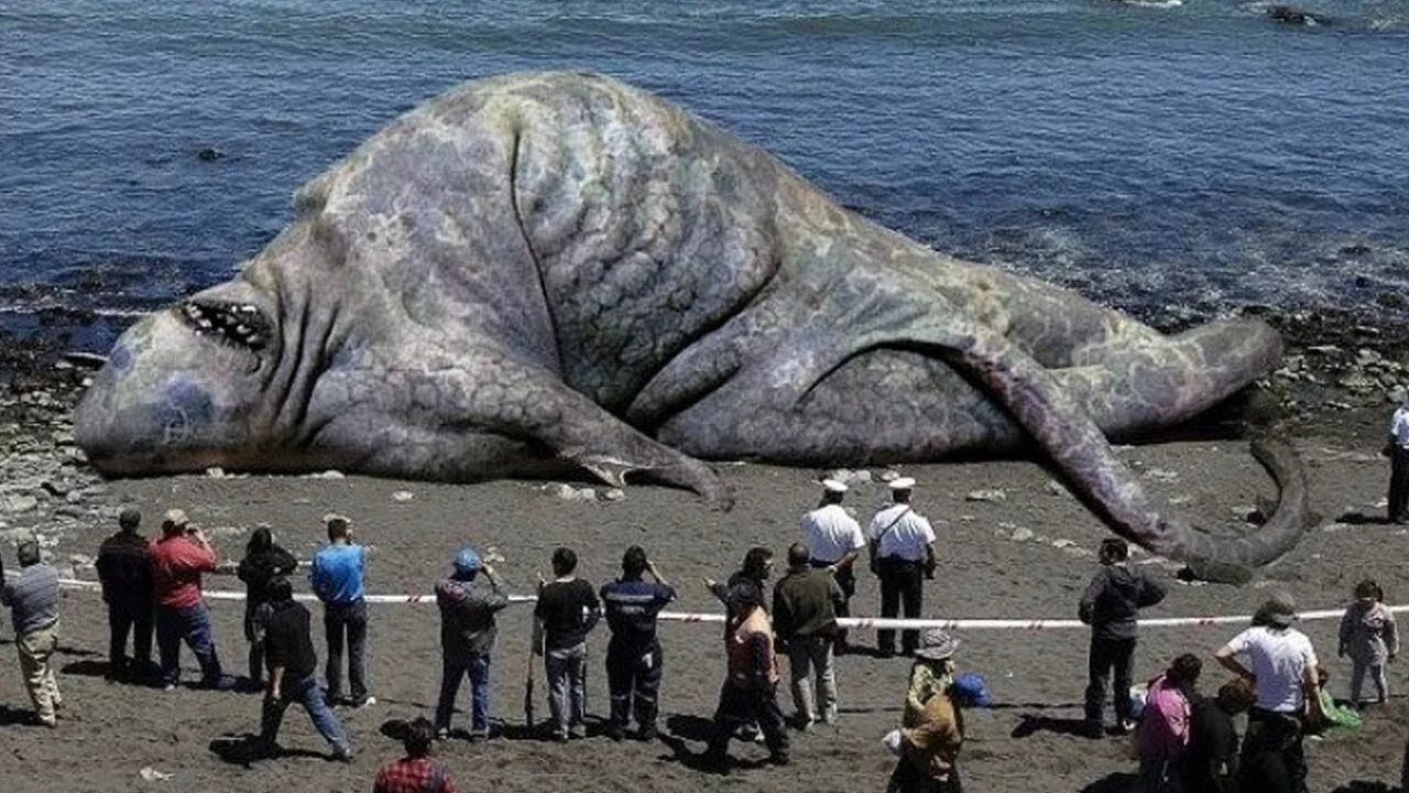 Популярный существо. Морское чудовище Трунко. Морское чудовище хафгуфа. Гигантские животные. Неизвестные морские чудовища.