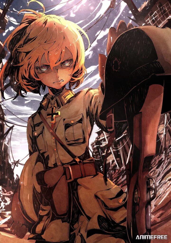 Таня Дегуршафф арт. Таня the Saga of Tanya the Evil. Tanya Degurechaff. Военные хроники тани