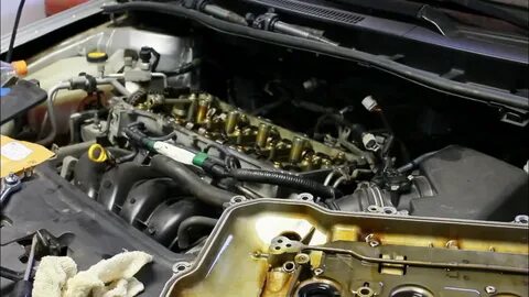 Замена прокладки клапанной крышки тойота королла