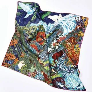 Hermès Unveils a Limited Edition Scarf in Honour of Canada's 150th Ann...