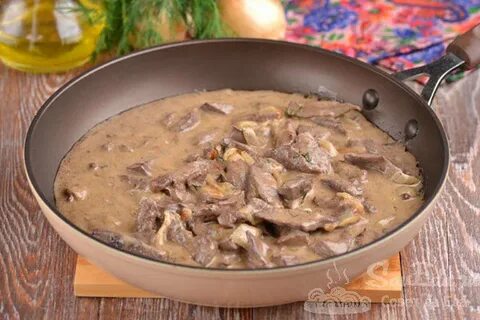 Рецепты приготовления печени по строгановски