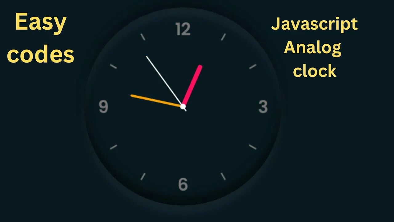 Js часы минуты. Js часы минуты