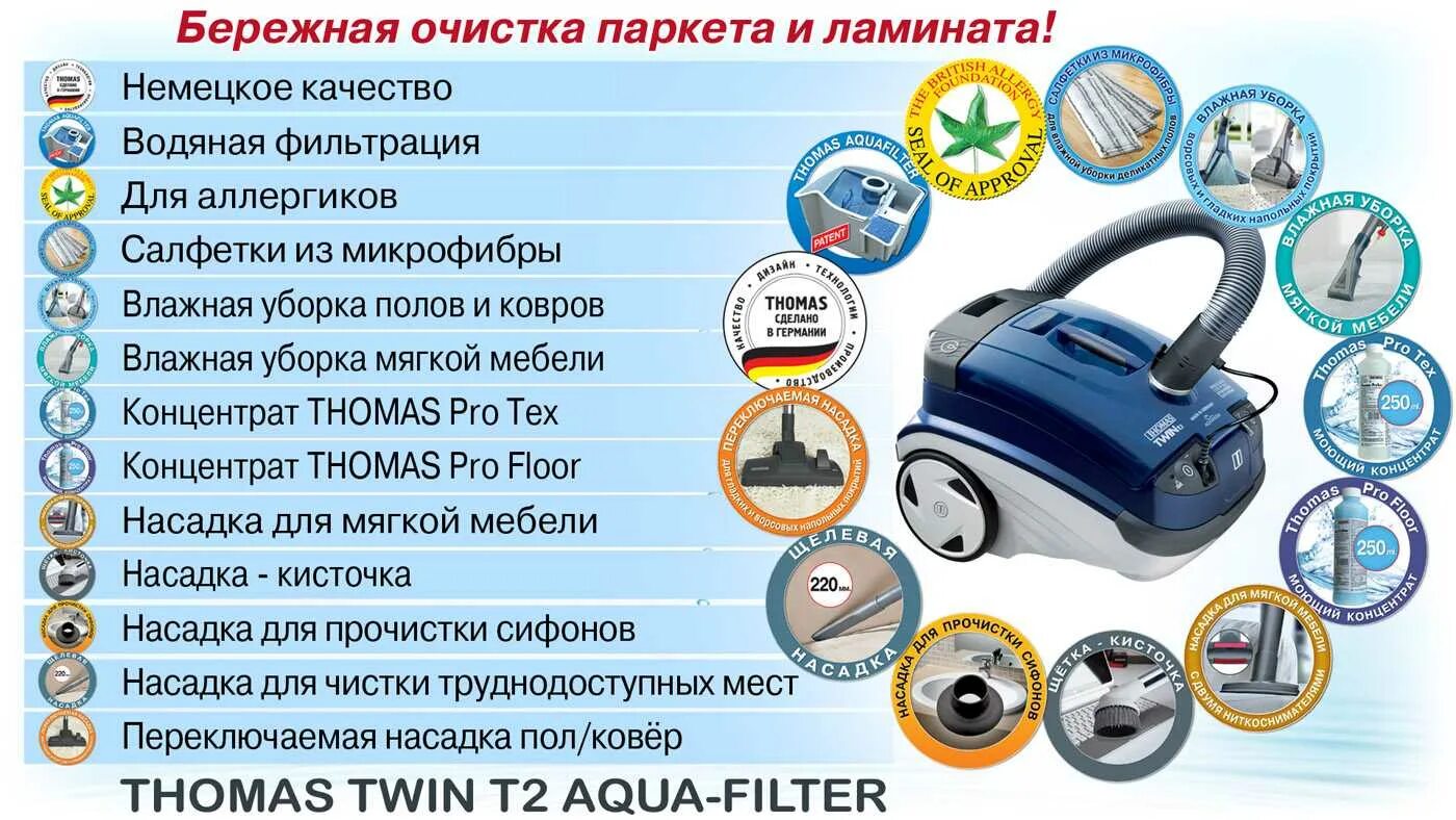 Thomas Twin t2 Aquafilter. Пылесос Thomas Hygiene t2 комплектация. Моющий пылесос Thomas Twin t2. Пылесоса децибел
