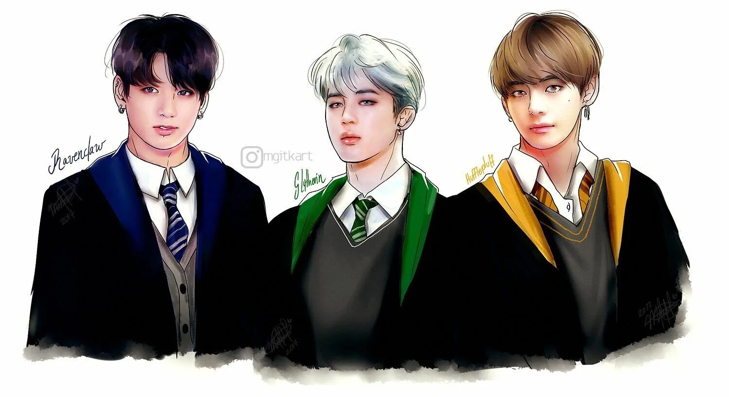 Фф хогвартс читает. Чимин слизеринец. BTS Слизерин. BTS Art Хогвартс.