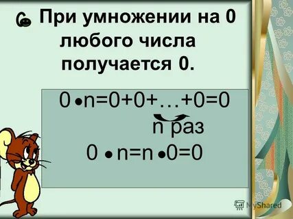 1 умножить на b равно