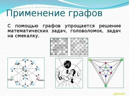 Применение графов