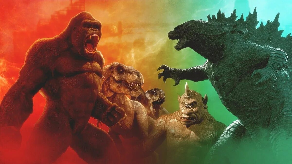 Кинг конг против годзиллы новая. Кинг конг 2025. годзилла и конга monsterverse. годзилла против конга 2. годзилла против конга.