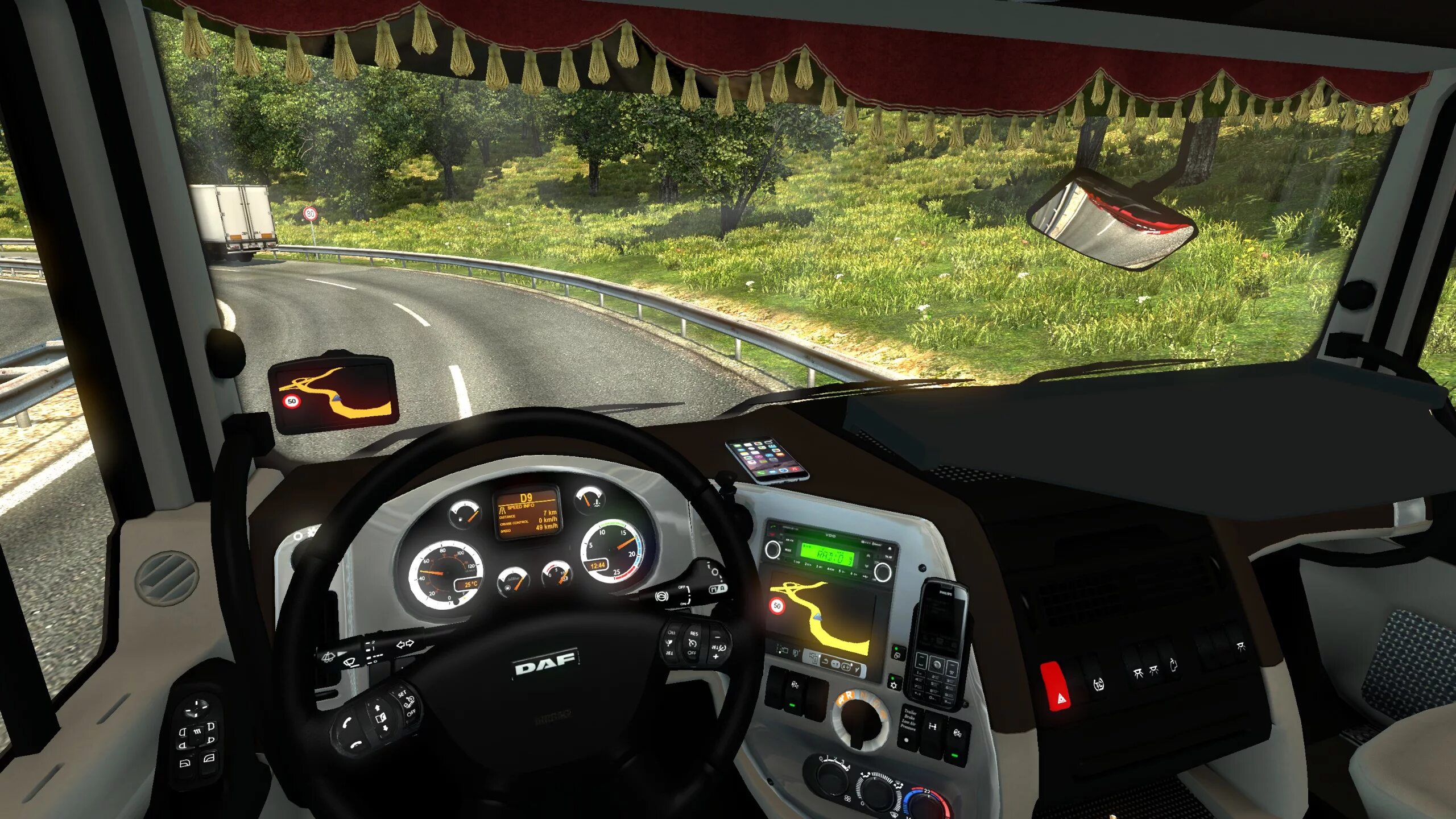 ETS 2 DAF XF 105 Interior. Приборная панель Даф 105 етс 2. DAF XF 105 ETS 2. DAF XF 105 салон етс. Евро трек симулятор на телефон